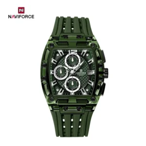 Naviforce NF7105 Sports Transparent Waterproof Quartz Silicone Multifunctional Chronograph Men Watch - Image 1